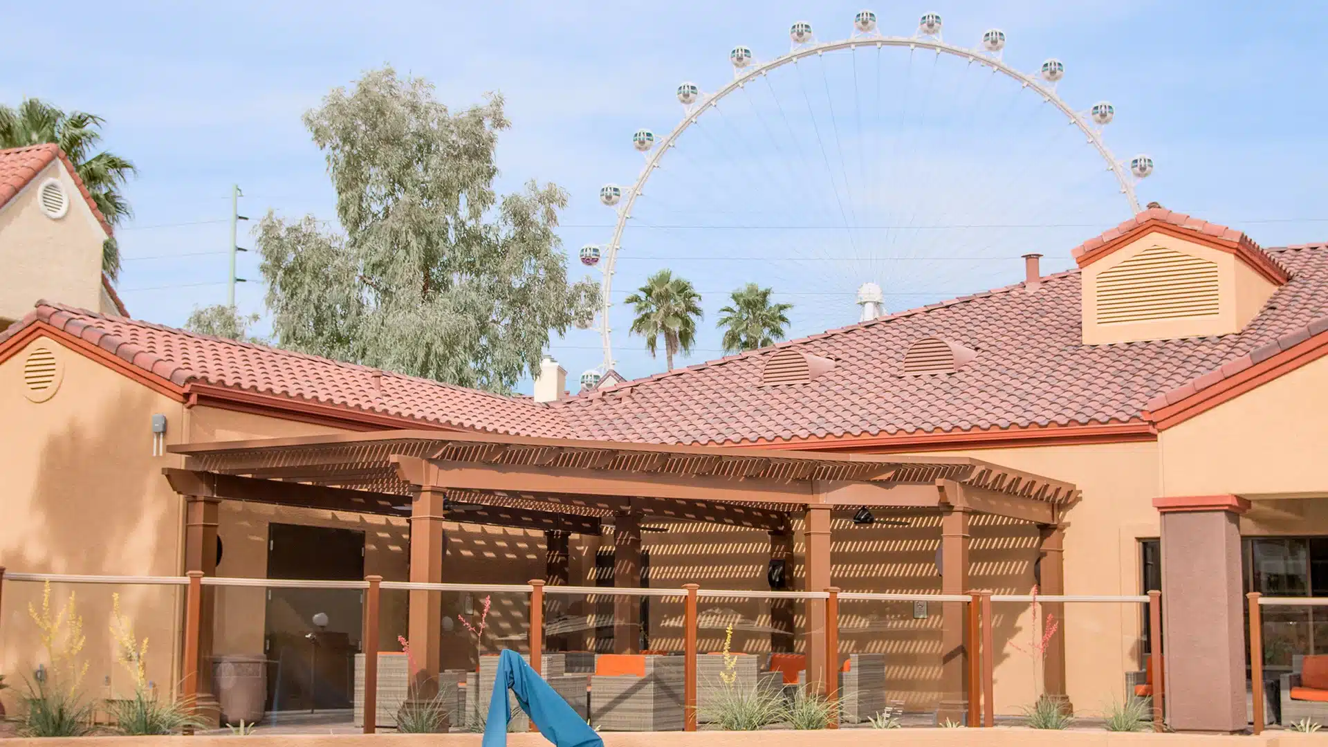 Holiday Inn Vacation Club Las Vegas custom Trex Pergola