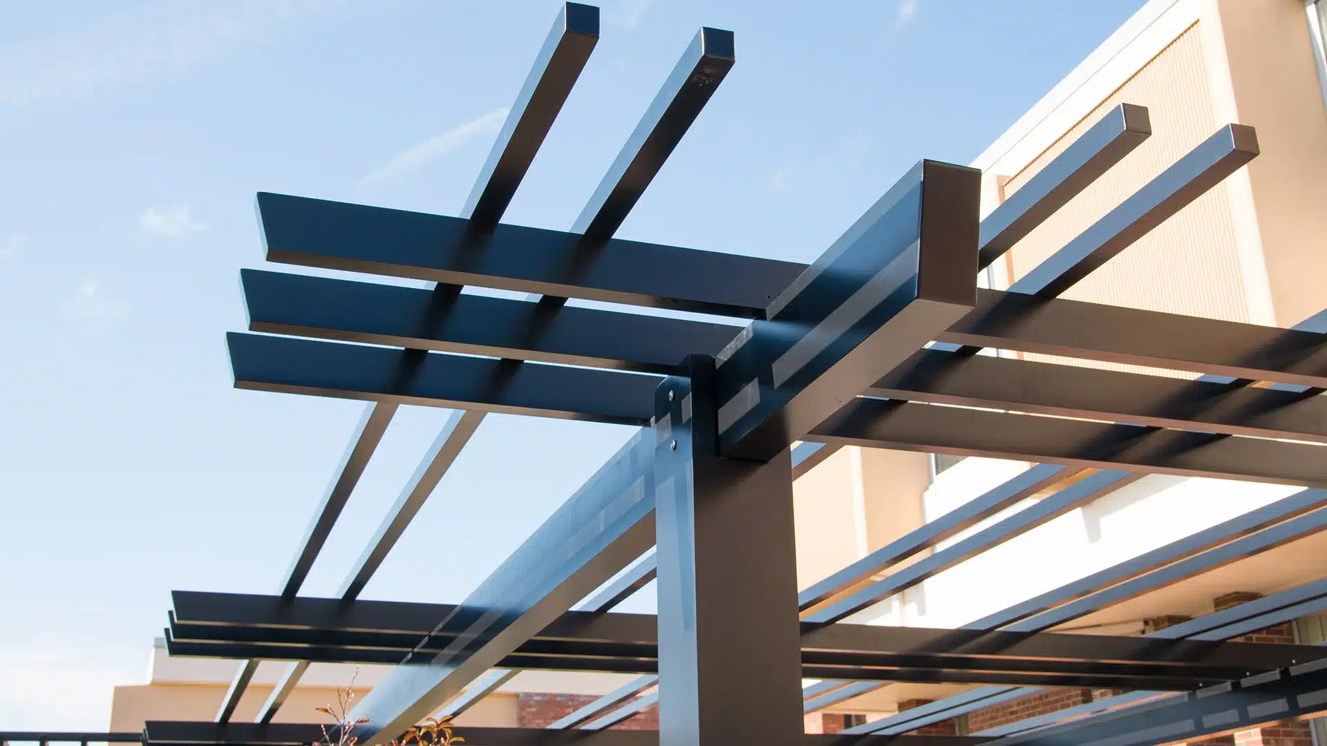 Aluminum pergola at Penn State University