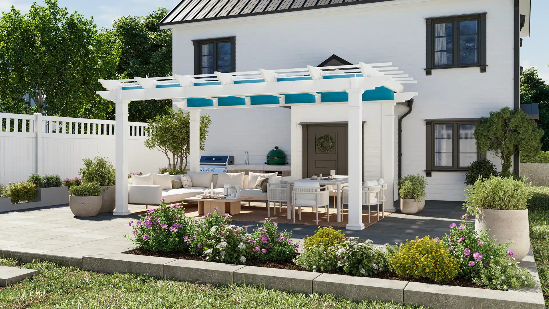 Windsor Fiberglass Pergola